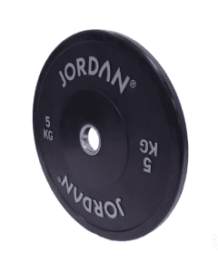 Jordan Fitness HG Black Rubber Bumper Weight Plates