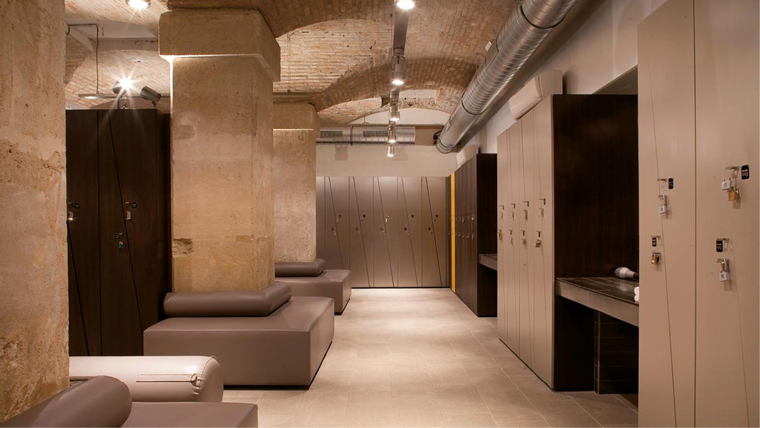 Gym Locker Room